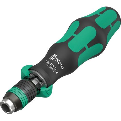 Wera 838 RA-R M Ratchet Bit Holding Screwdriver Handle - 051493