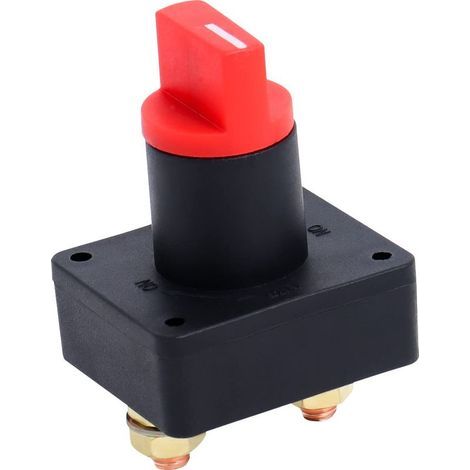 Lntyq Interrupteur de Batterie 300A pour Voiture, Camion, Bateau, Marine, Isolateur Rotatif Interrupteur de Déconnexion Marche/arrêt (1/5)