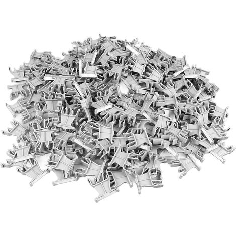 100 supports de marquage pour bornes sur rail DIN 35mm, étiquettes B1 universelles pour câblage, lot de 100 (1/5)