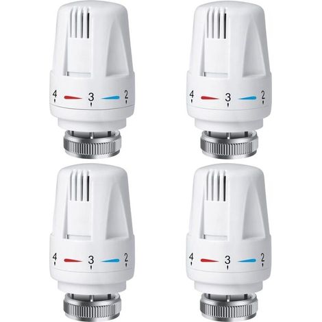tête de thermostat de radiateur TRV M30 x 1,5, vanne thermostatique de radiateur, vannes de radiateur de radiateur pour système de chauffage pour la maison (1/5)