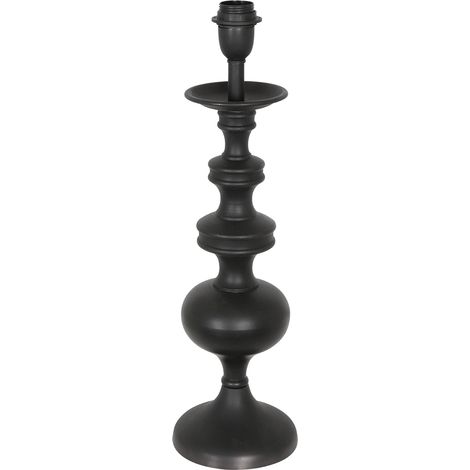 Anne Lighting - lampe de table - Lyons - noir - bois - Ø 16cm -