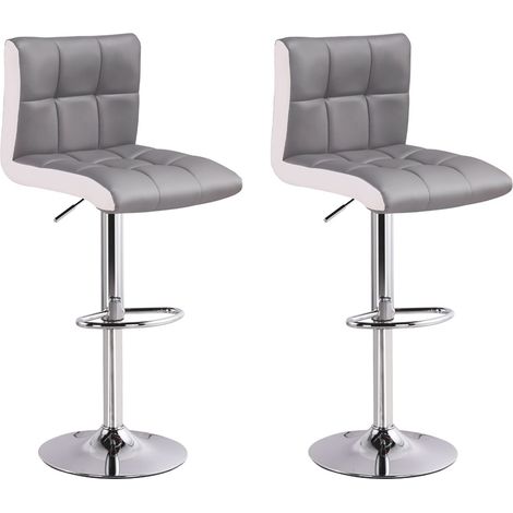 Lot de 2 tabourets de bar Magic Gris (1/2)