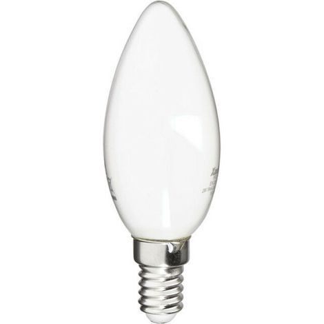 LED-Kerzenlampe mit E14-Fassung, 4 W (entspricht 40 W), warmweißes Licht (2700 K), energiesparend, ideal für Kronleuchter, Wandlampen und dekorative Leuchten (1/5)