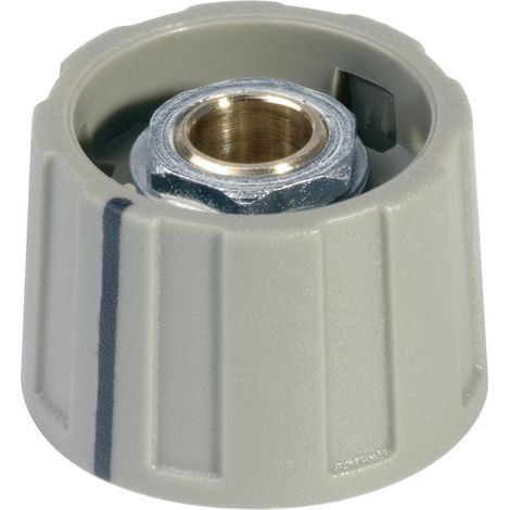 OKW A2523068 A2523068 Drehknopf Grau (Ø x H) 23 mm x 15.5 mm 1 St.