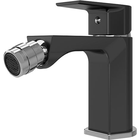 galindo aroha 4607016 grifo de bidet monomando negro (1/2)