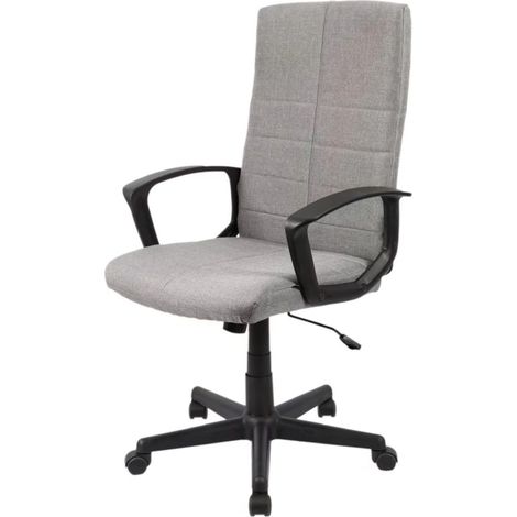 sedia da ufficio bellahome "montreal" grigio 59x65x99/109 cm (1/4)
