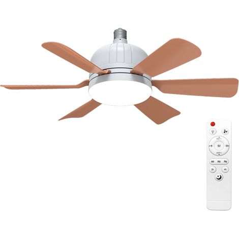Plafonnier Silencieux – 6 Lampes – 3000K-6500K – Télécommande – Chambre/Salon – Moderne (1/5)