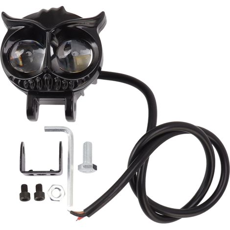Phare antibrouillard pour moto en forme d'oiseau 2000LM IP67 étanche à LED pour motos 12‑80V (1/5)