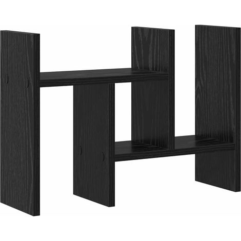 Organiseur de bureau Chêne noir 34.5 x 15.5 x 35.5 cm CFW562925 (1/5)