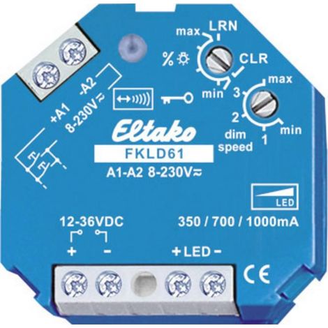 Eltako FKLD61 regulador de LED inalámbrico 30 vatios