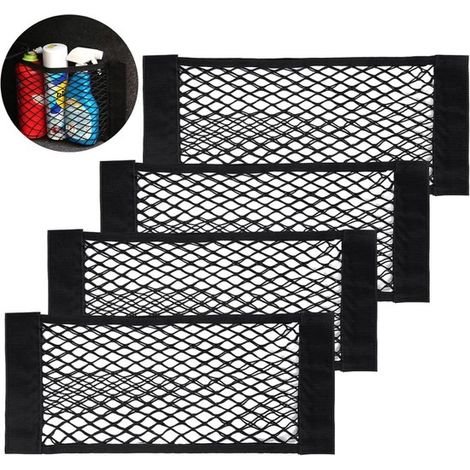 Red de almacenamiento para maletero，25500,25 cm，4 piezas，red，Red (1/5)