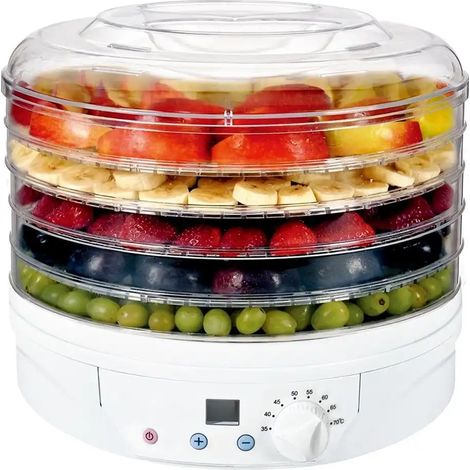 Stendibiancheria Digitale per Alimenti con Diametro di 230-260 cm, Reber, 5 Scomparti (1/2)