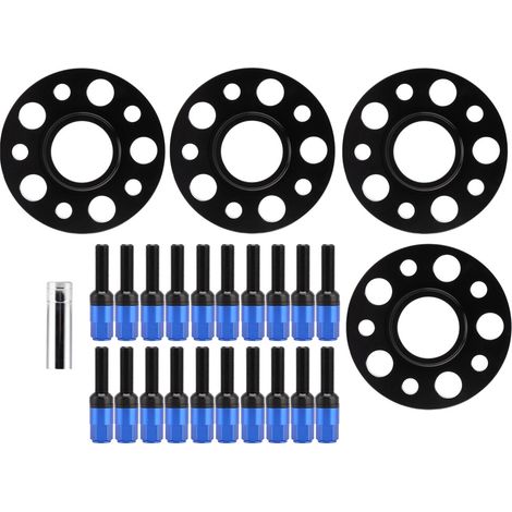 15 mm 20 mm Zentrier-Raddistanzscheiben-Set (blau) für W203 C-Klasse 2002-2007