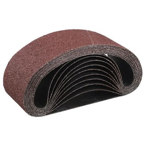 Bandes abrasives 75 x 533 mm, lot de 10, grain 40 (1/5)