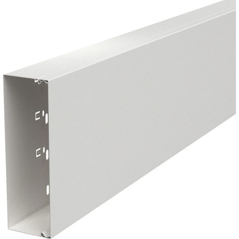 OBO Bettermann Canale passacavi con foratura sul fondo 60x200x2000 acciaio zincato a nastro / rivestito in plastica bian..., 6248667