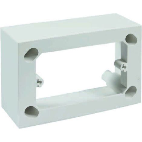 Scatola fondo universale per supporti e placche 3 posti ip30 - mm.120x45x80h.- (1723.b) - 14 pz