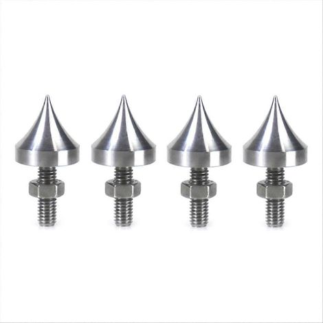 4Pcs Enceinte Spikes M6 HiFi Isolation Spikes Support Foot Enceinte (1/5)