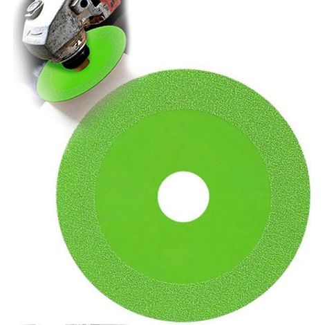 Disque de coupe pour verre, lame de scie ultra-mince pour la découpe du verre, du jade et du cristal. (1/4)