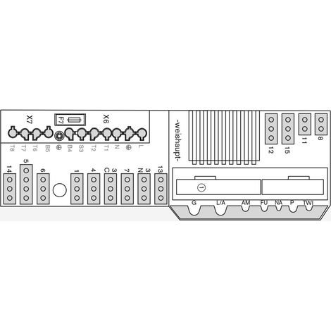 Feuerungsmanager W-FM25 >24 Std. POB/O2 (für Dauerbetrieb und O2 geeignet) - 23001233 von Weishaupt