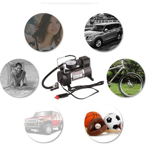 Reifenfüller 150PSI Hochdruck-Luftpumpe Kompressor 12V für Auto (1/5)