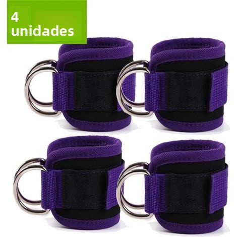 (Style 2, 4 pièces) Sangle d'entraînement pour les jambes et les hanches fixée par vis avec support de genou réglable (1/5)
