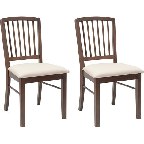Dining Chairs 2 pcs Light Brown 50 x 52.5 x 91 cm vidaXL