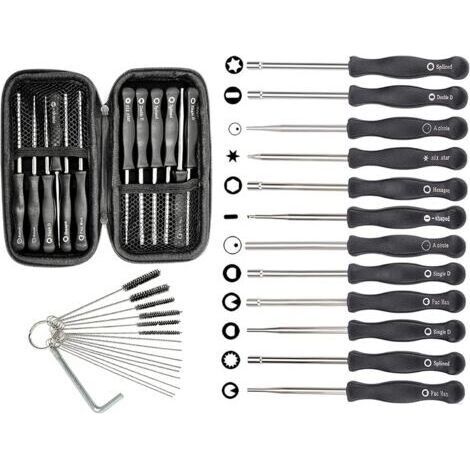 pair Lot de 12 Outils de Réglage du Carburateur et étui de Transport pour Petit Moteur 2 Temps pour Poulan pour Husqvarna pour STIHL pour Tronçonneuse Echo Trimmer (1/5)