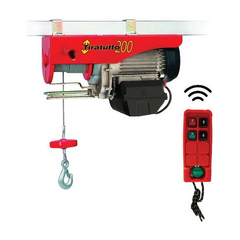 Paranco Elettrico Tiratutto Tt 200 Ts Europea 200 kg
