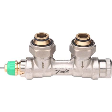 Danfoss dyn, Sensore VHS-DV sinistro ad angolo, cartuccia valvola in VL per radiatori con 3/4'', 013G7881