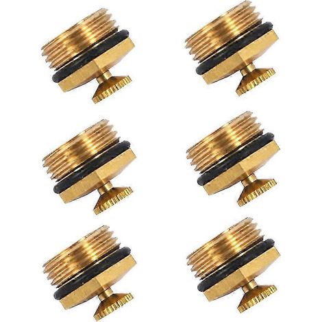Buses haute pression réglables, adaptées à la brumisation de fontaines, 2,2 x 2,2 cm, laiton doré, lot de 6. (1/3)