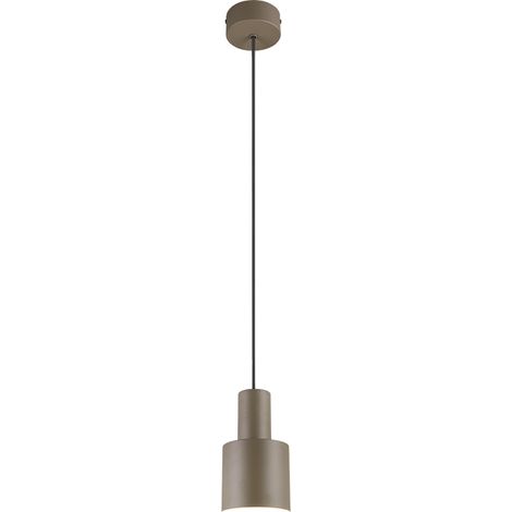 Lampada a sospensione, metallo, taupe, 12x150x12 cm, Agudo (1/5)