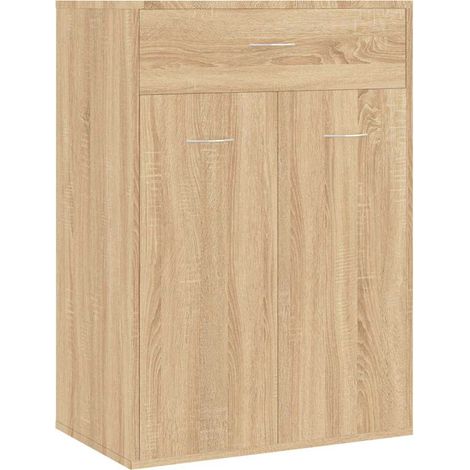 Maison Exclusive - Scarpiera Rovere Sonoma 60x35x84 cm in Legno Multistrato (1/5)
