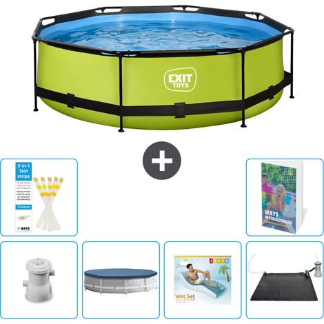 Exit Pool Rund - 300x76 cm - 7-teilig S219