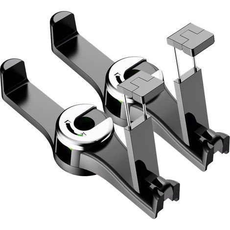 Auto-Kopfstützenhaken, 2-in-1-Autotaschenhalter mit Handyhalter, universeller Auto-Innenraum-Zubehörtaschenhalter, Fahrzeugsitztaschenhalter-Haken (1/5)