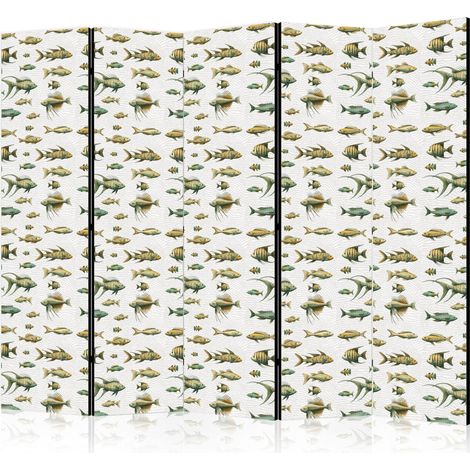 Dekorativer Paravent artgeist beige 225x172 cm Vliesstoff
