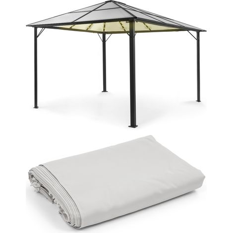 Pantheon Solid Sky Ambient Solar Pavillon 3x4 m Dach transparent