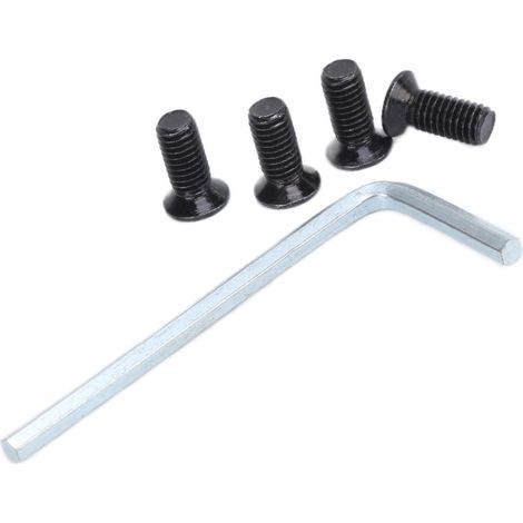 Set mit 4 Befestigungsschrauben für Lenker und Vordergabel inklusive Inbusschlüssel für Xiaomi Elektroroller (1/5)