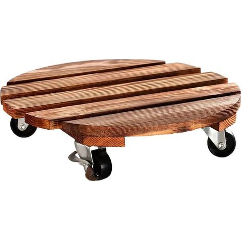 Chariot à plantes à roulettes, support à plantes robuste (1/5)
