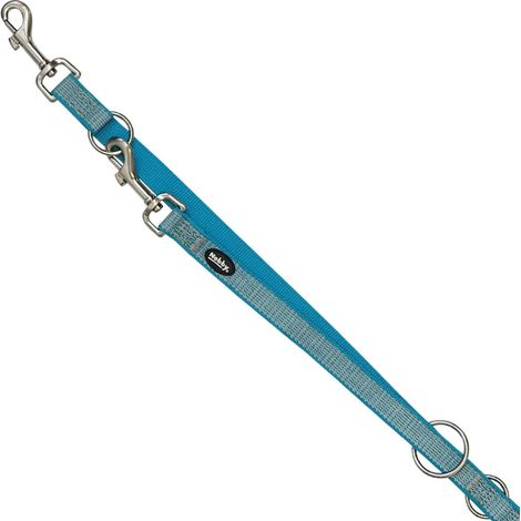 Nobby Hundeleine Führleine Full Reflect 2 m x 2,5 cm hellblau Führleine (1/3)