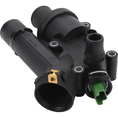 Thermostatgehäuse 9657182080 kompatibel mit Land Rover Discovery Sport L550 2.2D, zuverlässiges Ersatzteil, Kühlgehäuse. (1/5)