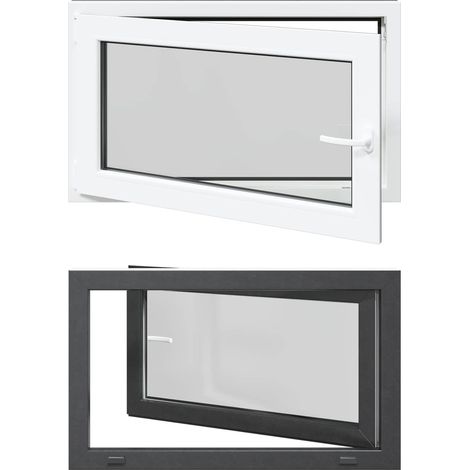 Ventana de sótano oscilante y abatible RISOR 100 x 60 cm vidaXL