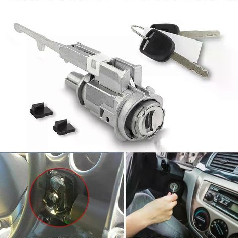 Zündschlosszylinder mit 2 Schlüsseln für Honda Accord, Civic, CR-V, Element, Odyssey, Pilot, Acura MDX, RDX, TL, TSX, ZDX, Teilenummer 06351-TE0-A11-JXLGV (1/4)