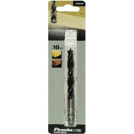 BLACK DECKER - PIRANHA - PUNTA PROFESSIONALE PER TRAPANI - ELICOIDALE PER LEGNO - Ø10MMx133MM