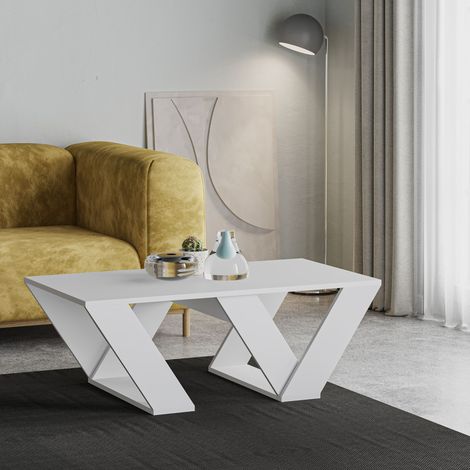 Mesa Centro 40X110X60 Blanco (1/4)