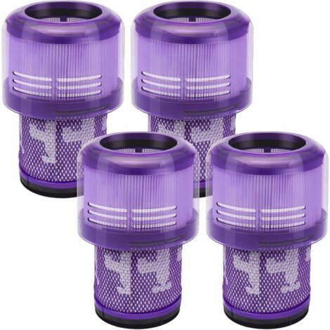 4 Pack Filtre pour Dyson V11 SV14 V15 SV22,Lavables Filtres de Remplacement pour Aspirateur Dyson V11 SV14 Absolute Extra Animal Remplacer Part  -970013-02 (1/4)