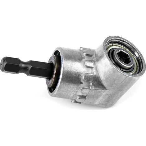 Adaptador para destornillador, portapuntas magnético de cambio rápido de 105 grados para hexágonos de 6 mm a 1/4 de pulgada (1/5)