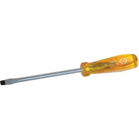 C.K. Destornillador Plano 6 mm Hoja 100 mm Mango Acetato