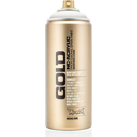 Bombe de peinture - Gold - Acrylique - Pebble - G7000 - 400ml - Montana Cans (1/2)