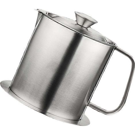 Pot à huile en acier inoxydable, étanche, avec couvercle, 1000 ml (1/5)