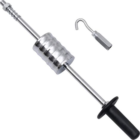 vidaXL Martillo de inercia con gancho acero al carbono 65 cm (1/2)